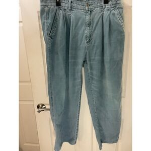 Eddie Bauer Outdoor Outfitter Corduroy Men's Pants Size 38x26.5 (Duck egg Blue)